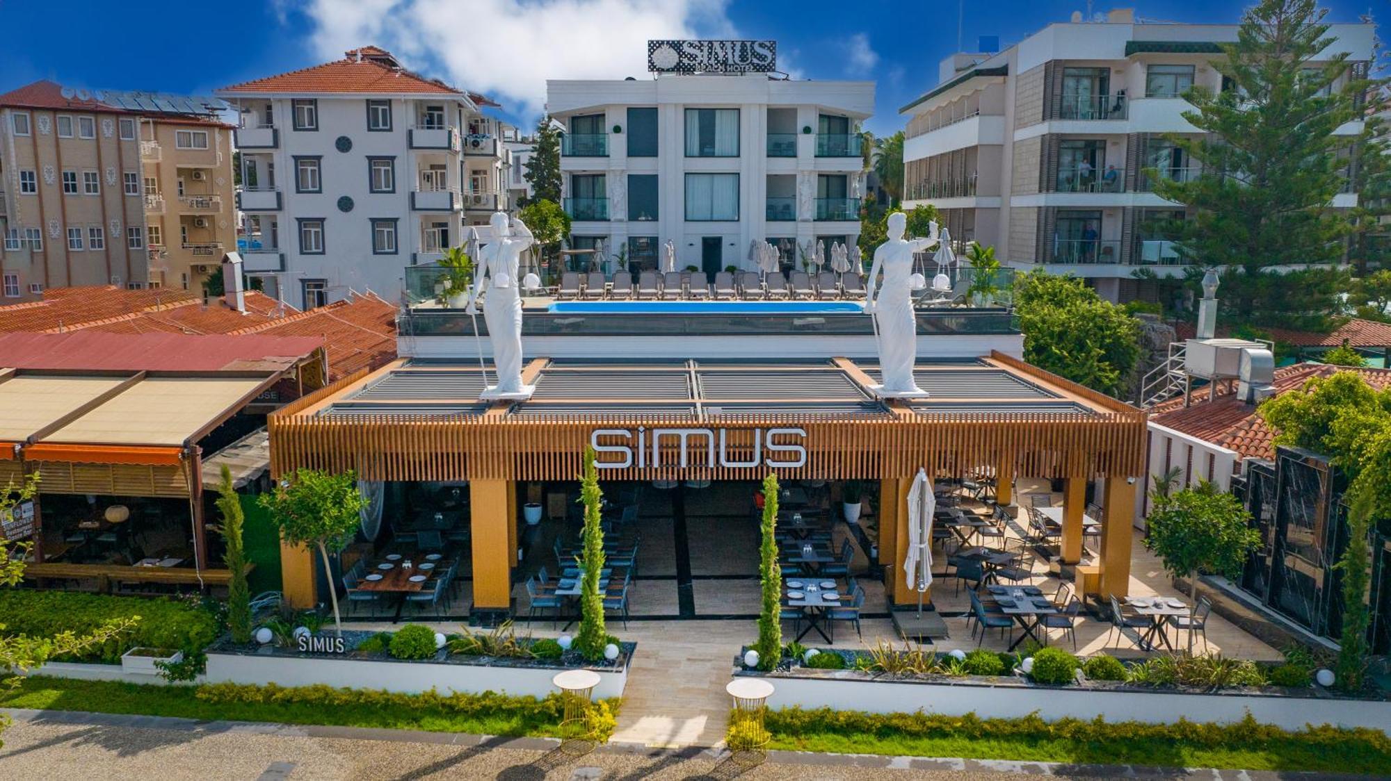 Simus Beach Hotel Side Exterior photo